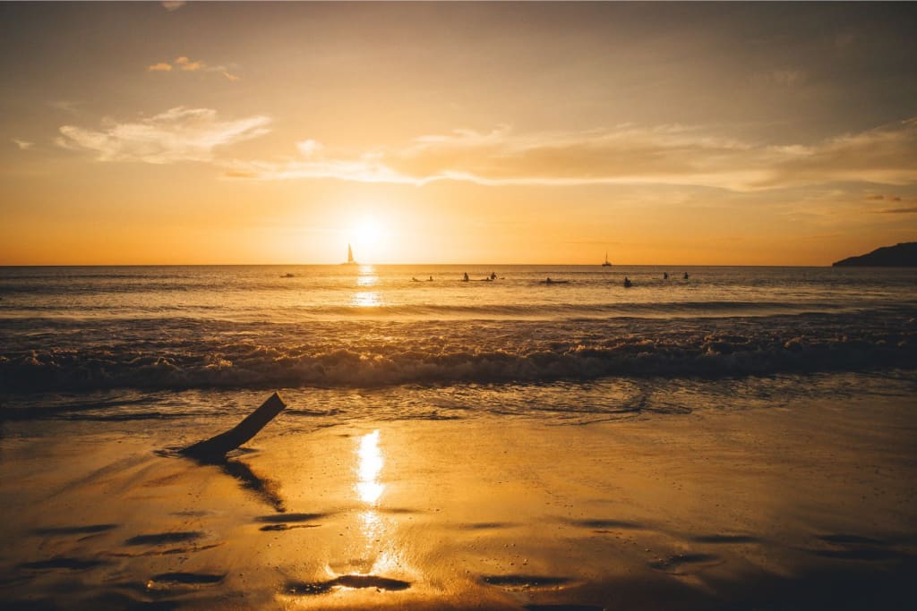 Sunset in tamarindo